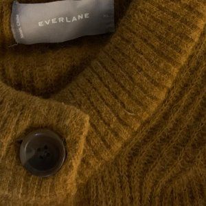 Everlane The Cropped Alpaca Cardigan